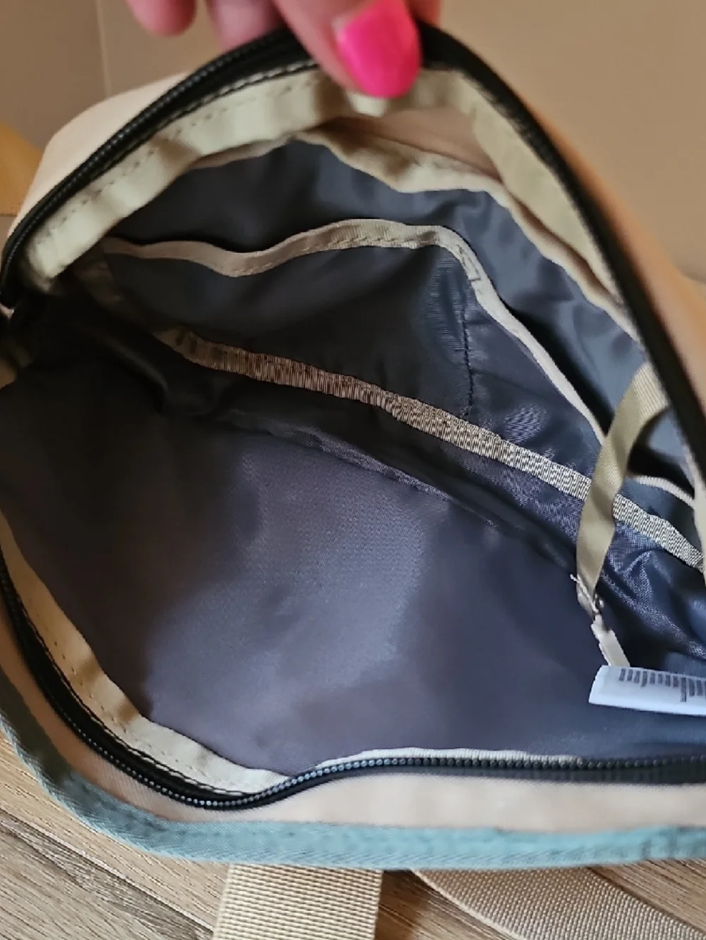 The North Face Tan and Olive Green Belt Bag